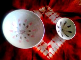 司さん作の茶碗と盃